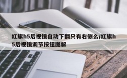 红旗h5后视镜自动下翻只有右侧么/红旗h5后视镜调节按钮图解
