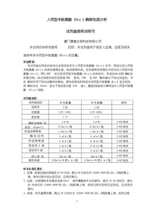 elisa试剂盒 elisa试剂盒使用说明书